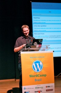 Matt Mullenweg no WordCamp Brasil